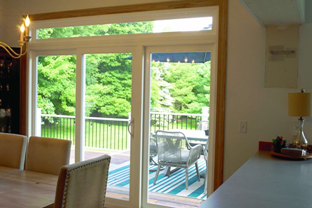 Front door replacement in Manheim PA modern home exterior