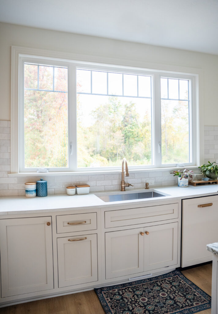 Aspect casement windows next to a picture window.