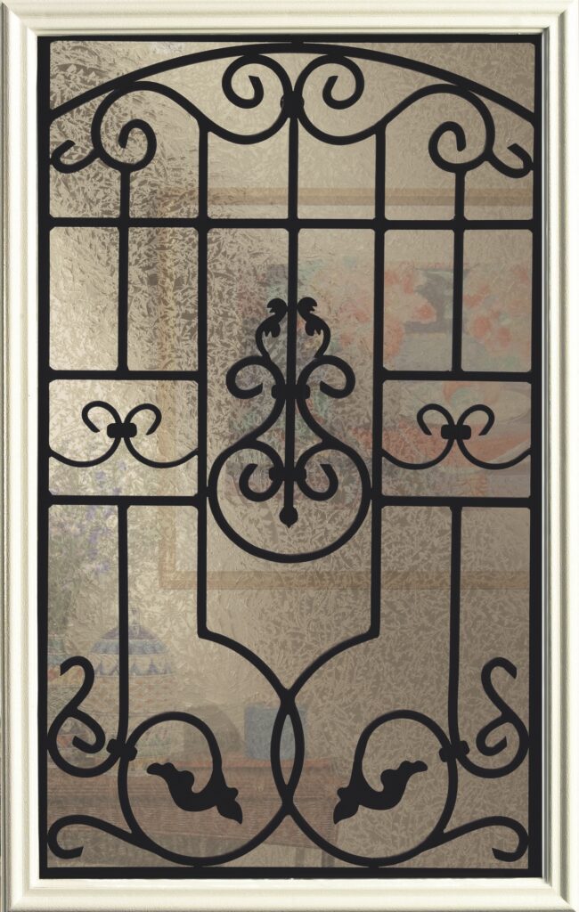 Barcelona Wrought Iron Glass