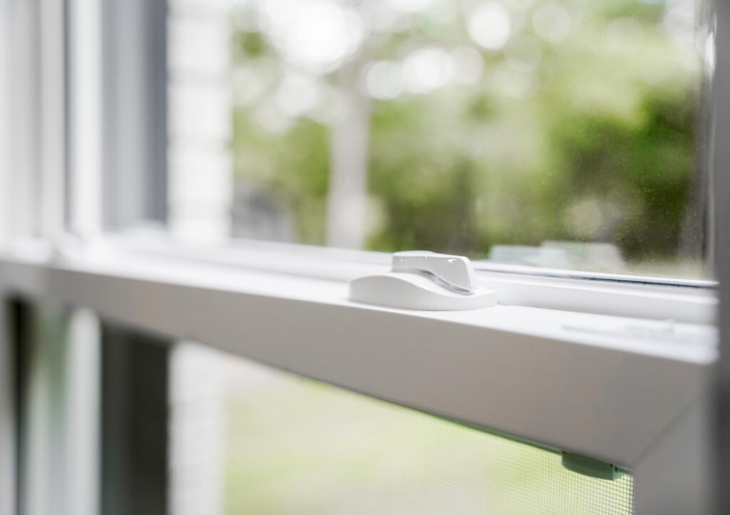 Broken window hardware can make it difficult to open.