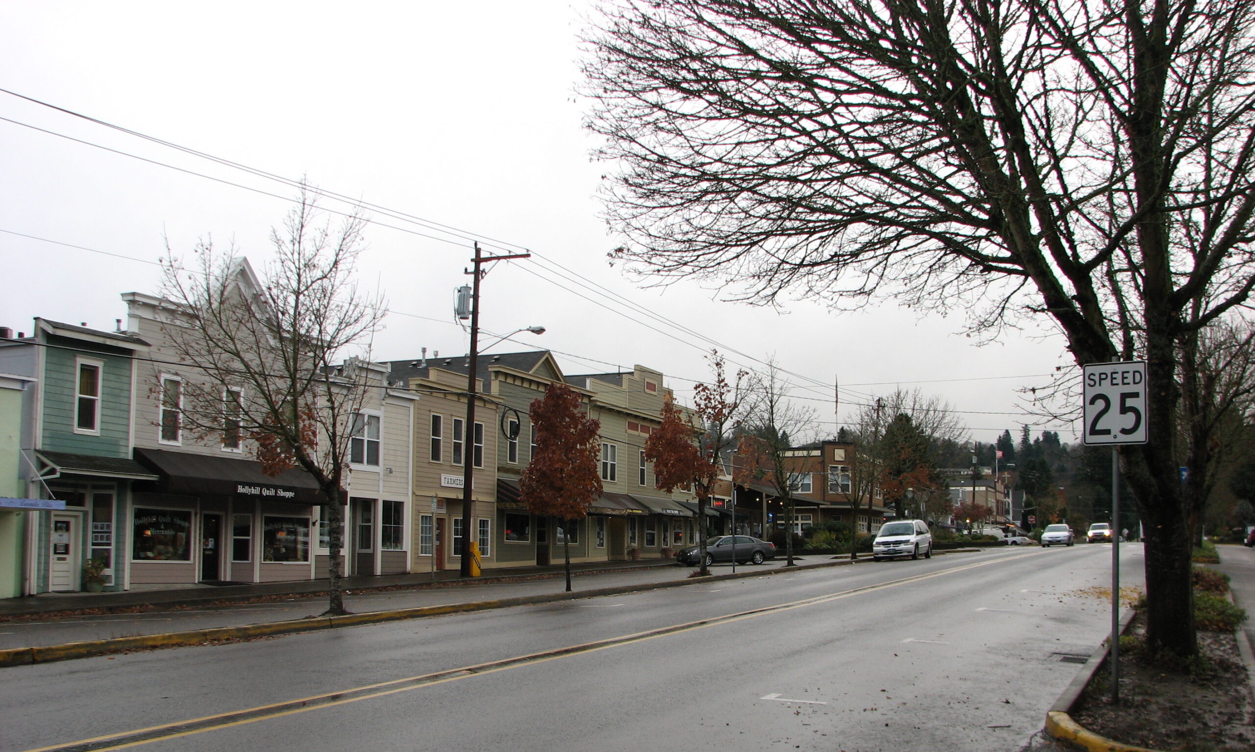 Historic Willamette neighborhood in West Linn, Oregon