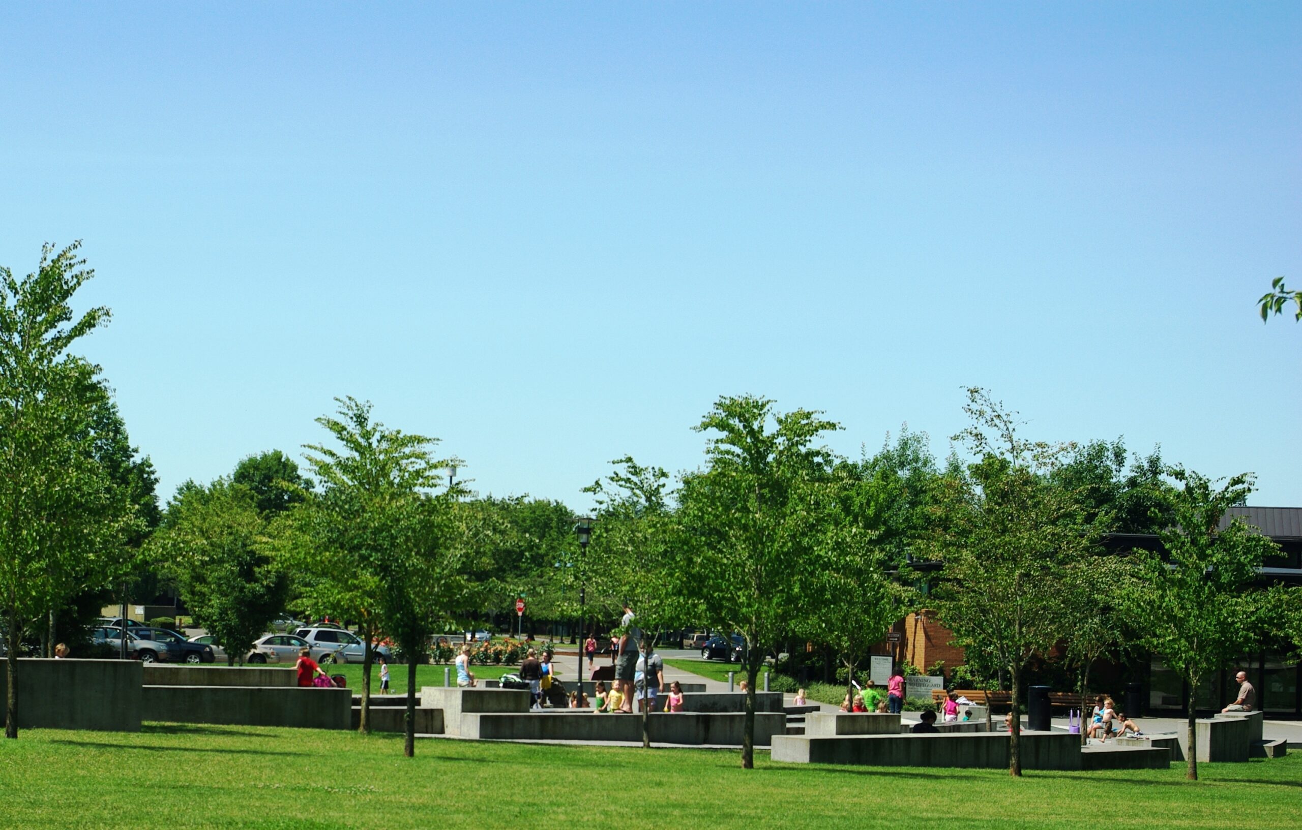 Town Center Park in Wilsonville, Oregon